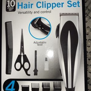 Hair Clipper Set with Precision Steel Blades